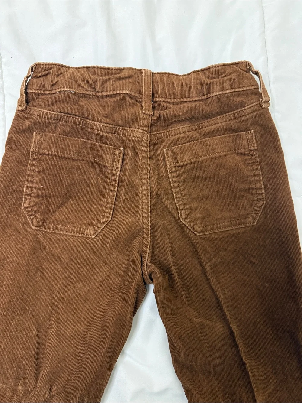GAP KIDS Flare High Rise Corduroy Jeans - Rust Brown
